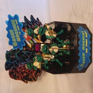The Green Frog Band the Green Machine 1989 metro toy vintage